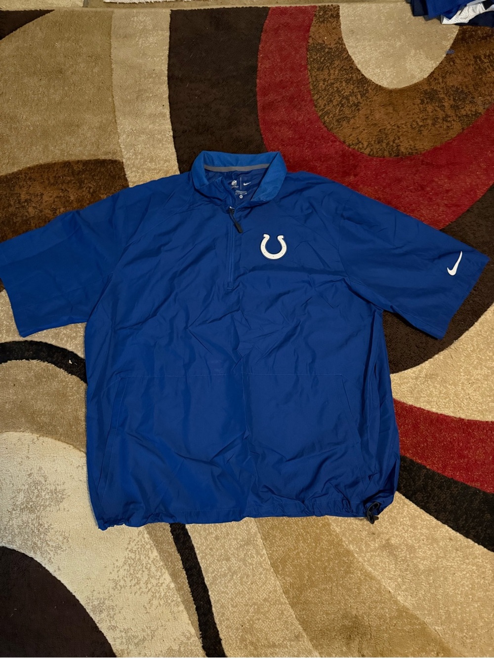 NFL Indianapolis Colts short sleeve new with tags coaches jacket great look